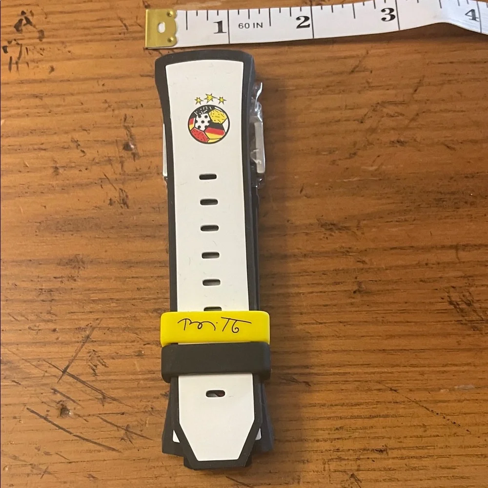 White and Black Wearable Band